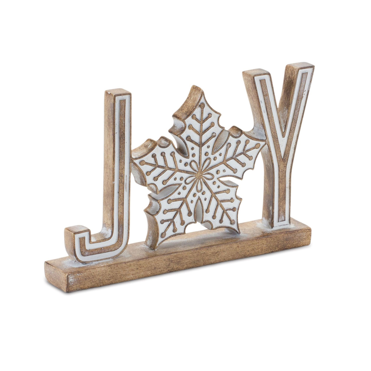 Melrose International LED Joy and Merry Tabletop Sign (Set of 2) main image 1